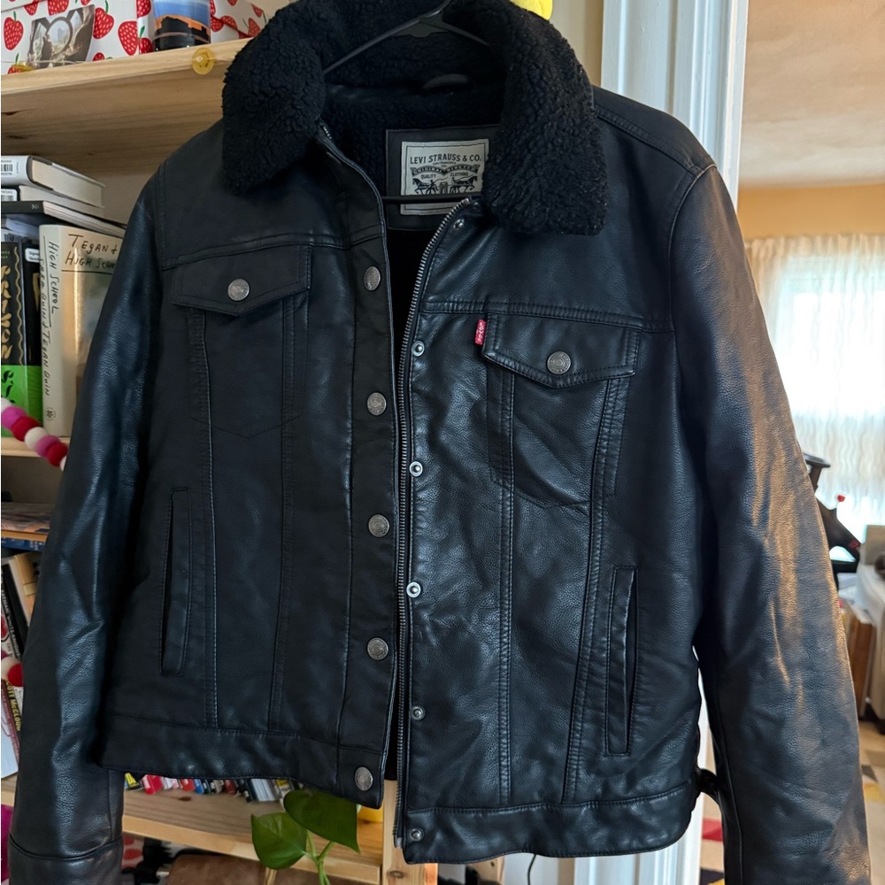 Levi’s VEGAN Fur Lined Leather Jacket